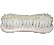 Spazzola per pulitura scarpe rivestita in setola