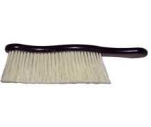 Spazzola pulisci abiti in legno, rivestita in polipropilene