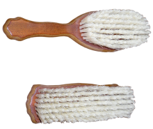 Spazzole in legno rivestite in setola testa e abiti